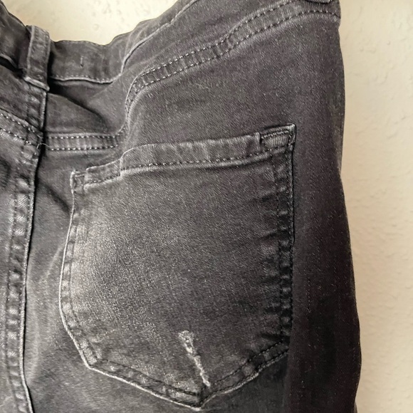 FREE PEOPLE HIGH WAISTED DISTRESSED SKINNY JEANS - Picture 6 of 6